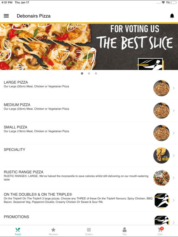 Screenshot #4 pour Debonairs Pizza - SD