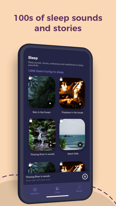 Screenshot #3 pour Meditate Happily & Sleep Music