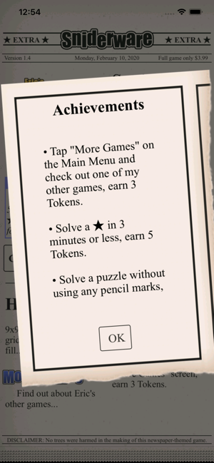 Eric's Sudoku –Classic Puzzles Screenshot