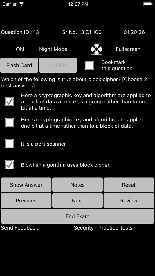 #4. Exam Simulator For Security+ (iOS) By: Anand Software and Training Pvt Lyd