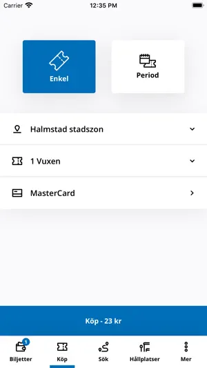 Hallandstrafiken screenshot 2