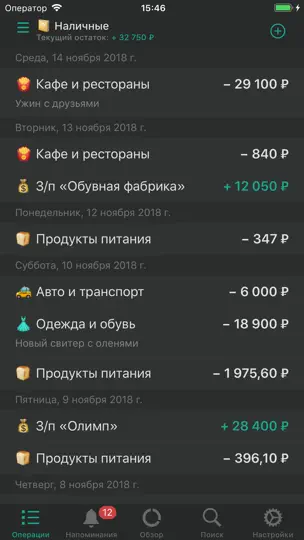 Скриншот CashSync: Учет расходов на iPhone 4