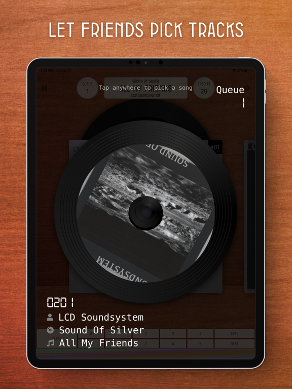 JukeLab iPad screenshot 2 - Music app