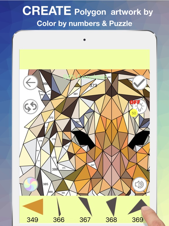 Screenshot #4 pour Low poly peinture par numero