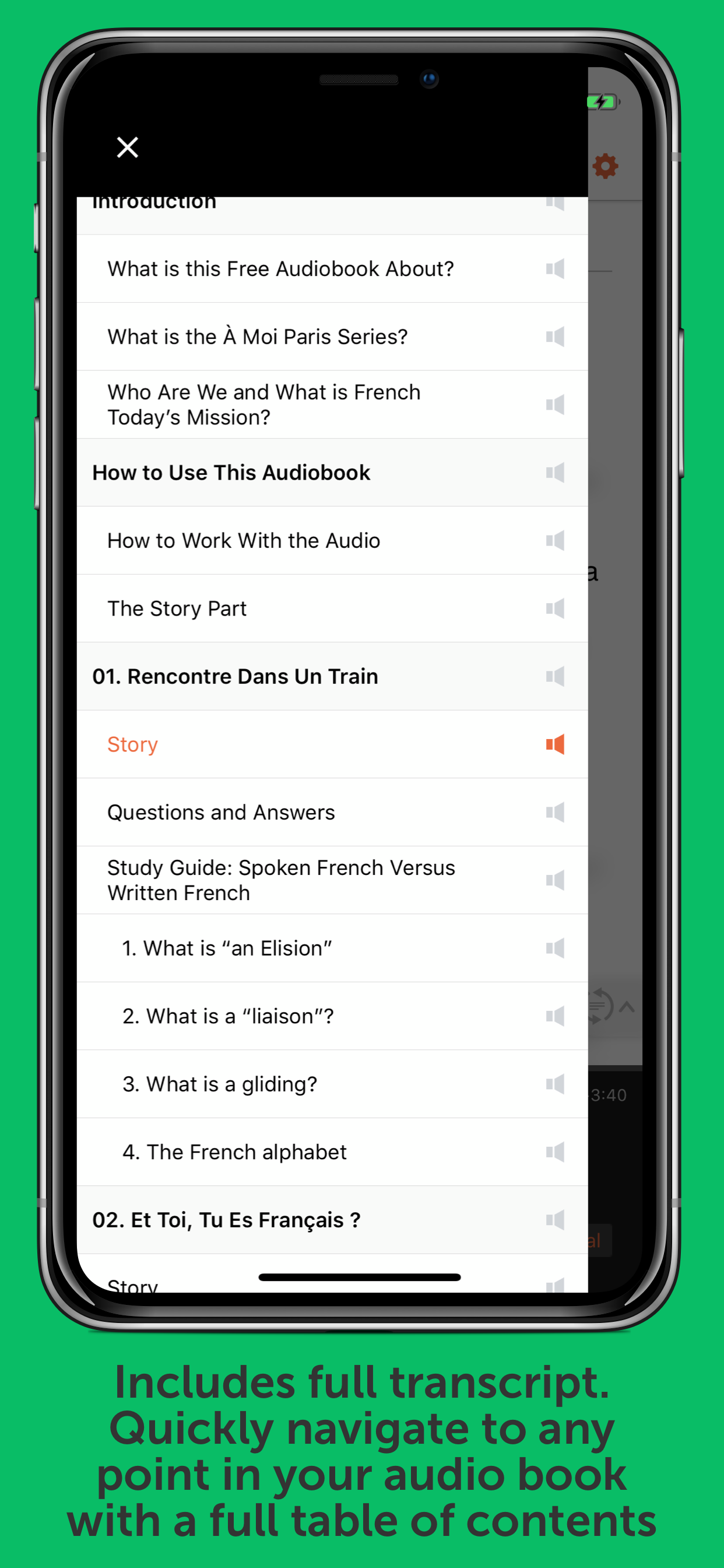 French Today Audiobook Player