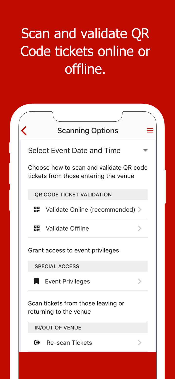 Event Ticket Scanner screenshot 1