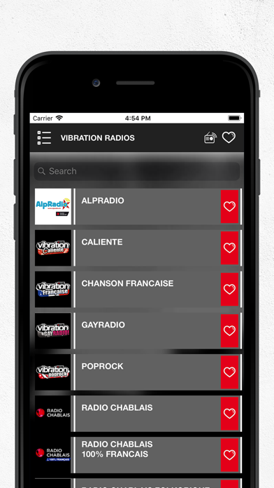 Vibration Radios Screenshot