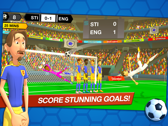 Stick Soccer 2 iPad app afbeelding 1