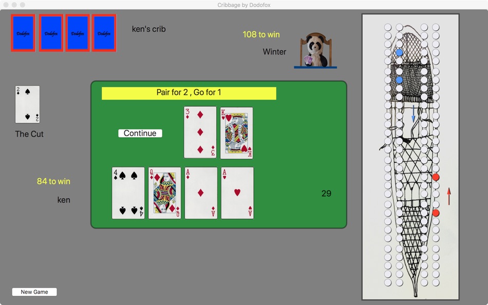 #3. Cribbage Master (macOS) 由: Ken Fox