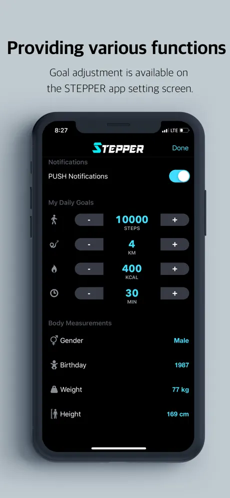 Stepper-Simple diet Pedometer