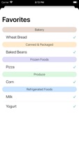 GroceryList. previous screenshot 2