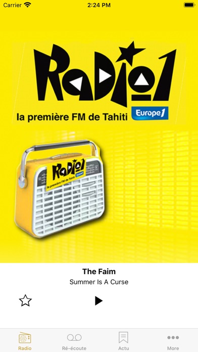 Radio 1 Tahiti Screenshot