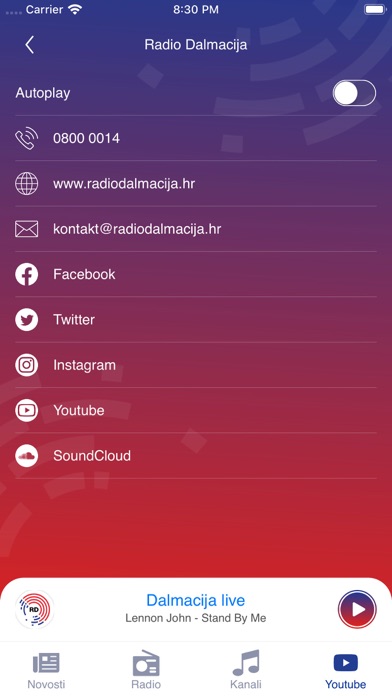 Radio Dalmacija screenshot 4