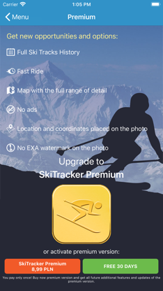 EXA Ski Tracker screenshot 4