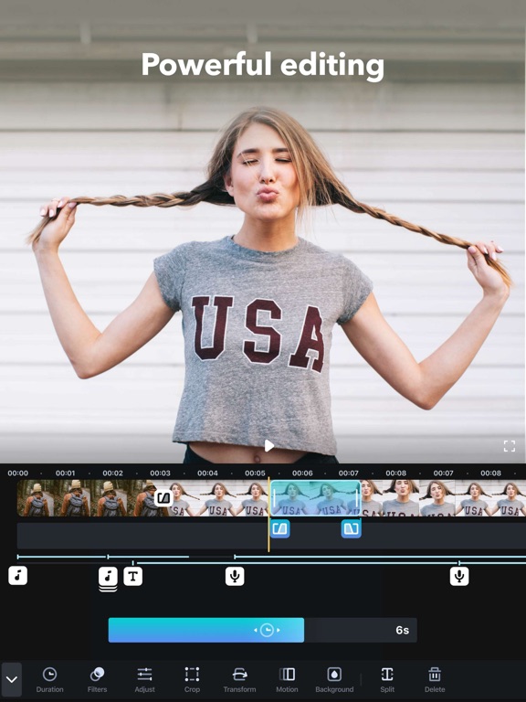 Splice - Video Editor & Movie Maker - Trim and Cut Clips & Photos - By GoPro screenshot