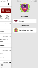 The College App screenshot
