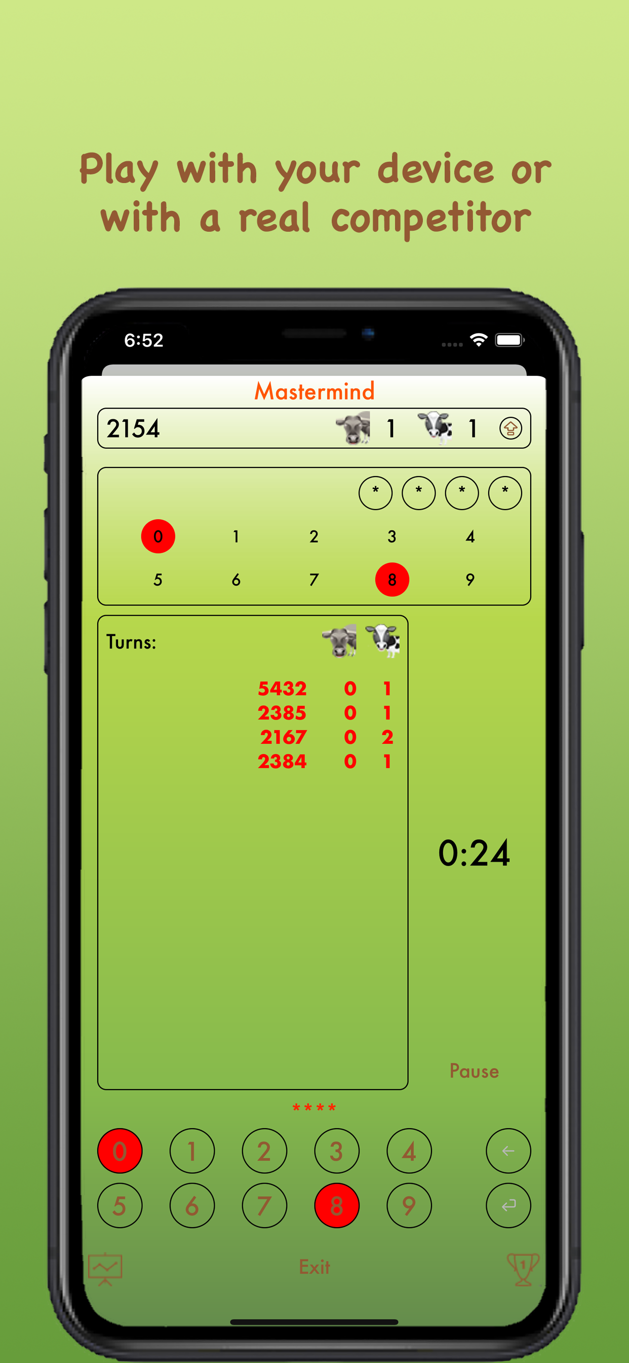 Cows & Bulls. screenshot 2