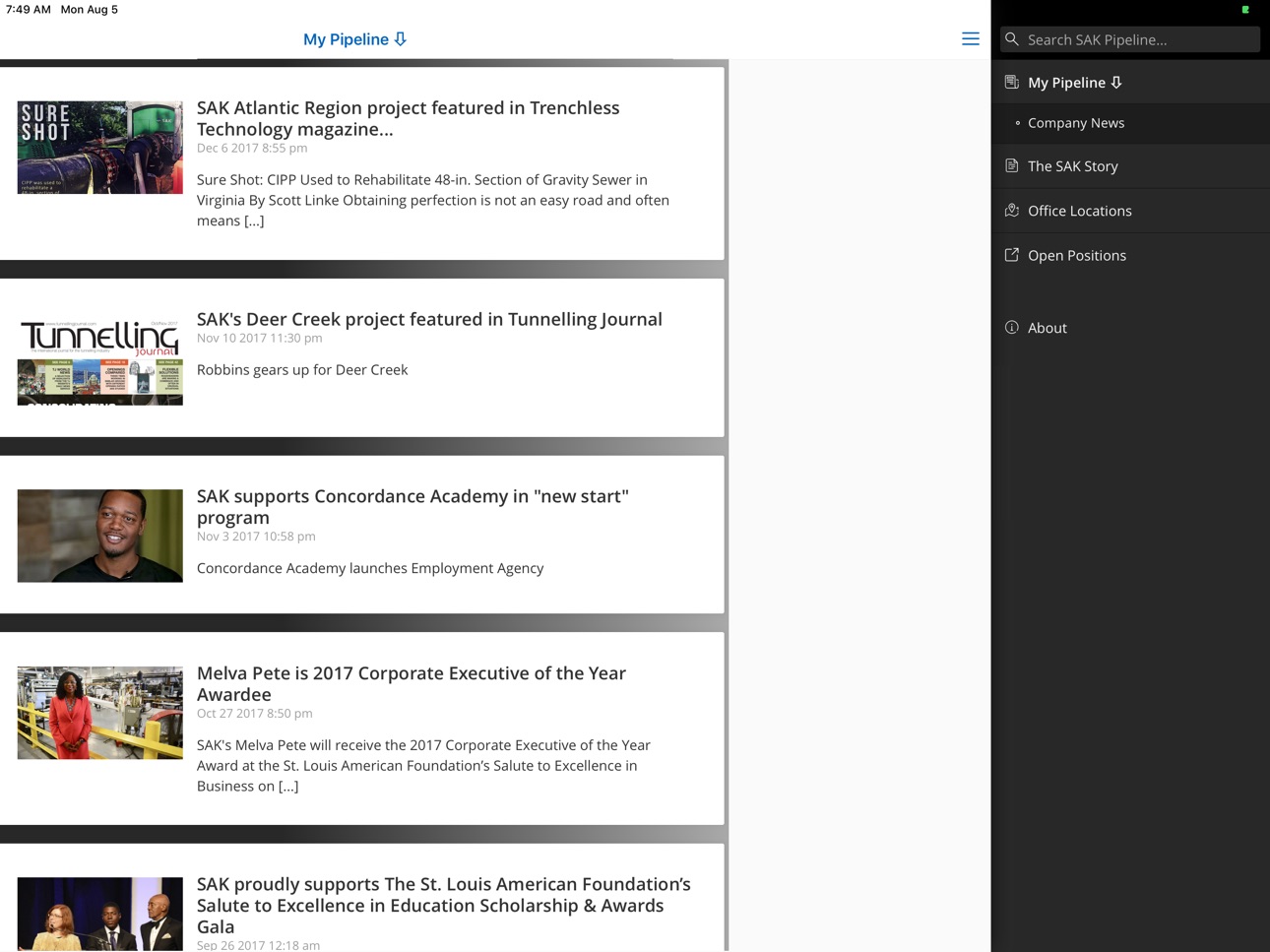iPad screenshot
