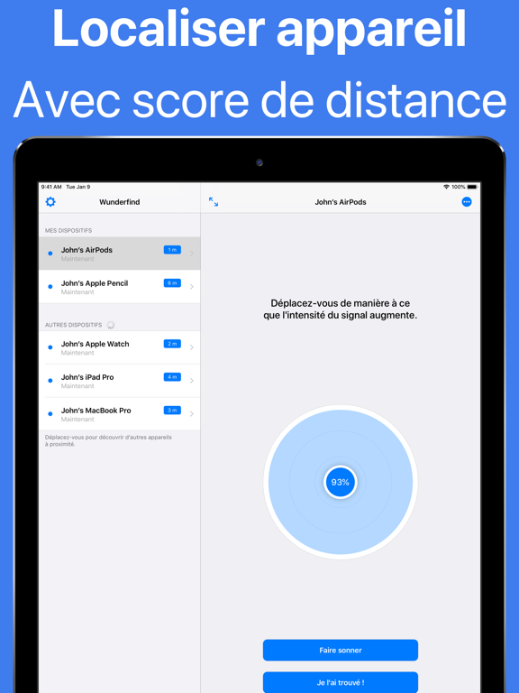 Screenshot #5 pour Wunderfind: Localiser appareil