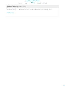 CCWD Advisory screenshot 3