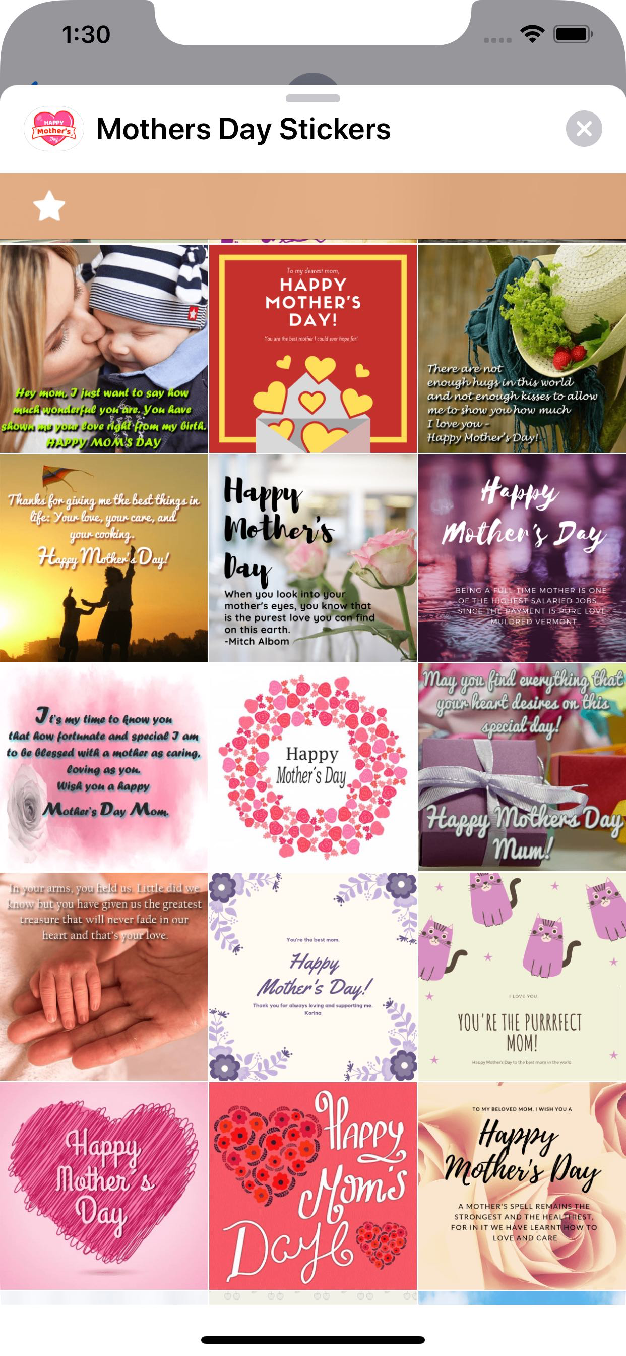 Mothers Day Stickers !