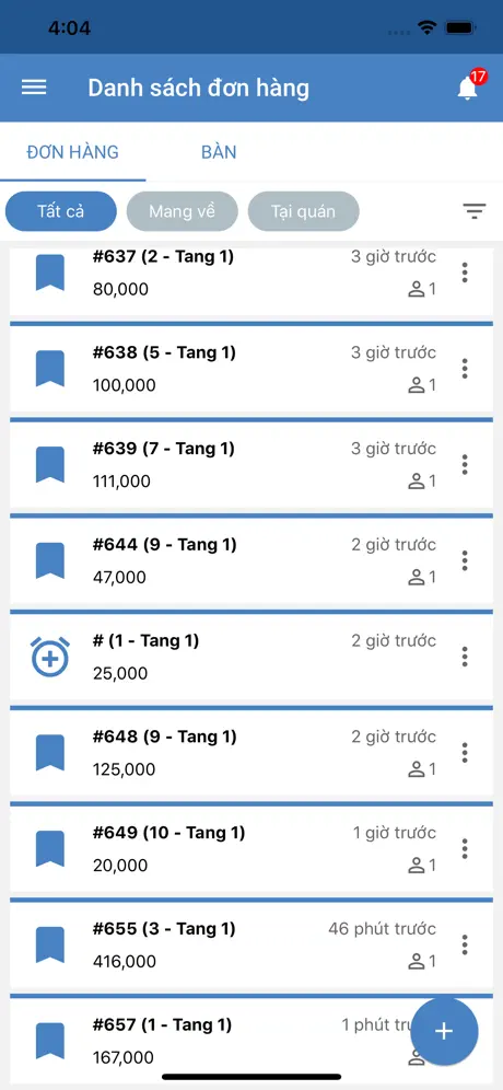 Suno F&B Gọi món