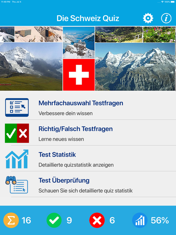 Screenshot #4 pour Die Schweiz Quiz