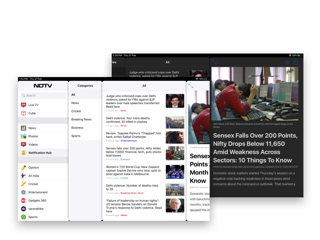 NDTV for iPad(圖5)-速報App