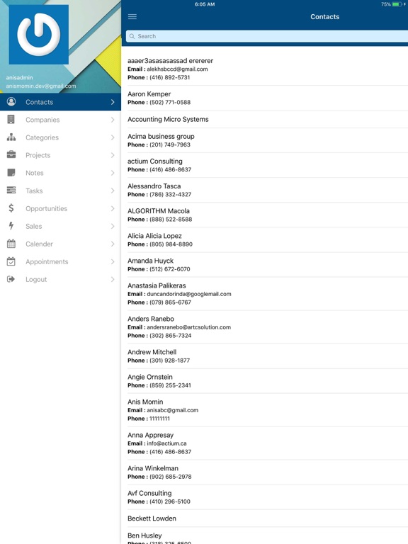 InfoFlo Mobile iPad screenshot 2 - Productivity app