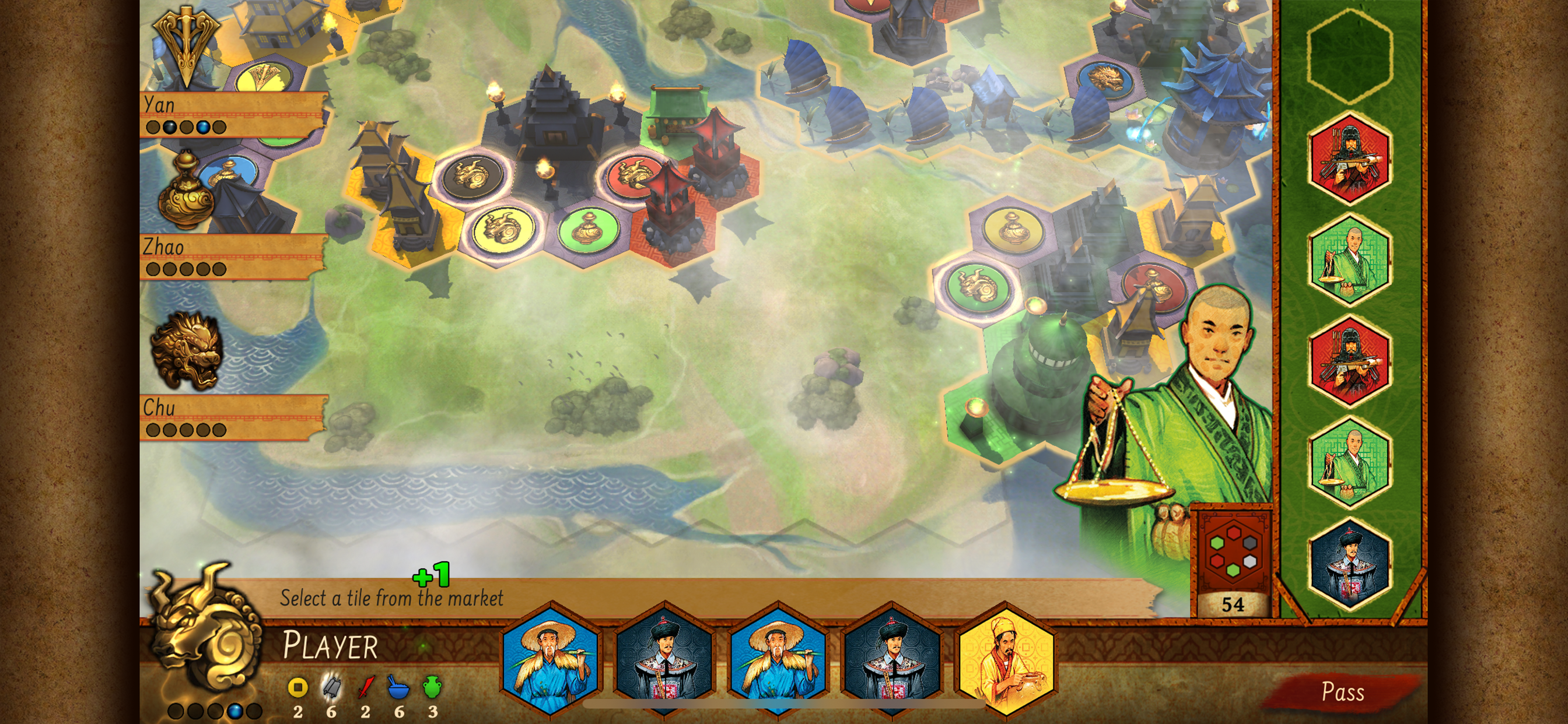 Reiner Knizia Yellow & Yangtze