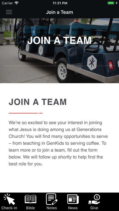 Generations Family Church Screenshot