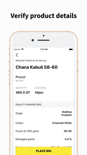 Procol Bid screenshot 2