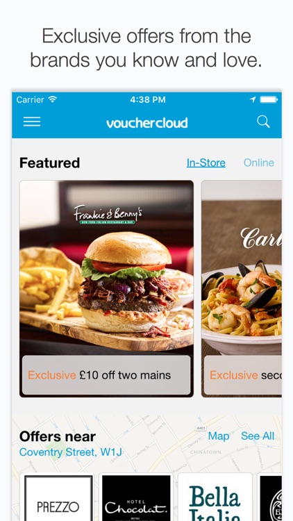 vouchercloud: vouchers offers screenshot-0