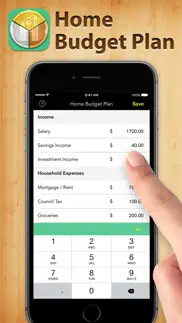 home budget plan iphone screenshot 1