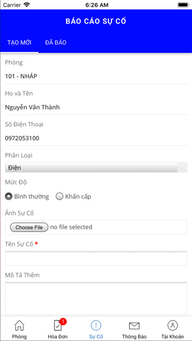 App screenshot