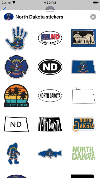 North Dakota - USA stickers