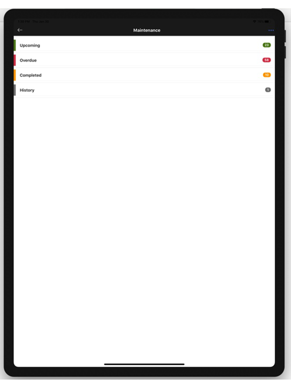Preventive System iPad screenshot
