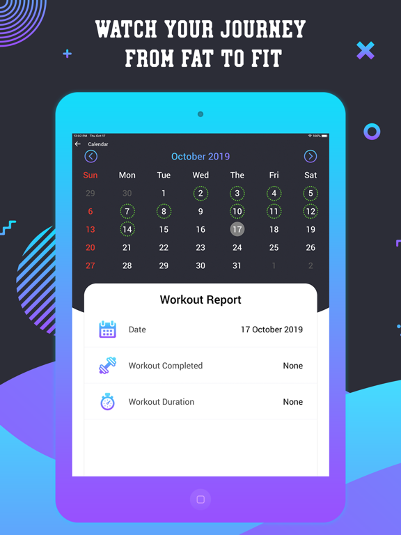 7 Minute Workout for Fitness iPad screenshot 5 - Health & Fitness app