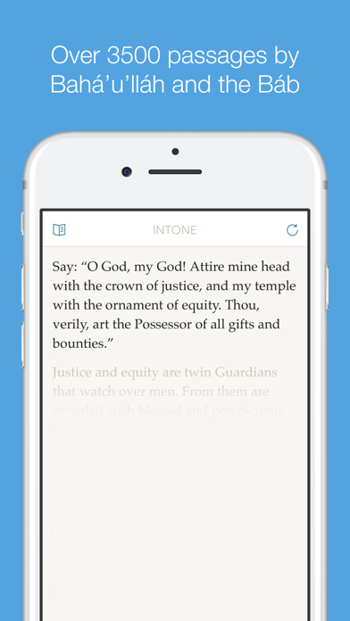Screenshot #1 pour Intone – The Bahá'í Writings