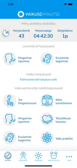 Game screenshot Vaikuseminutid apk