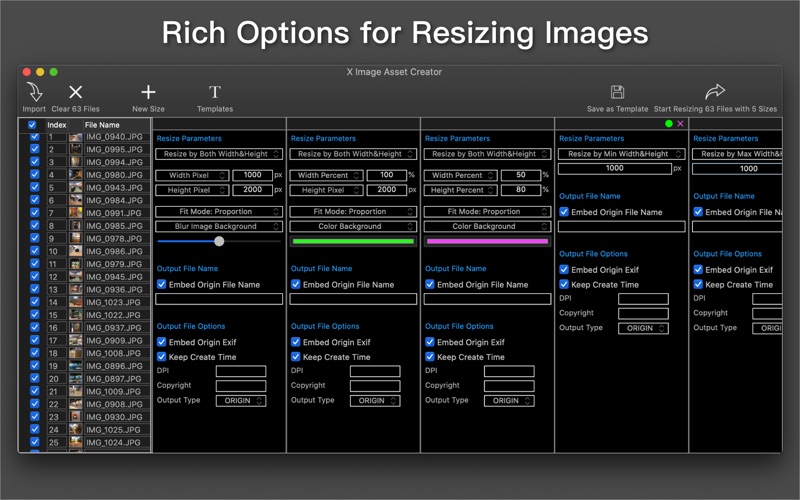 Screenshot #3 pour X Image Asset Creator