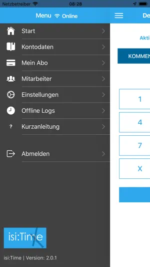 isi:Time Zeiterfassung screenshot 2