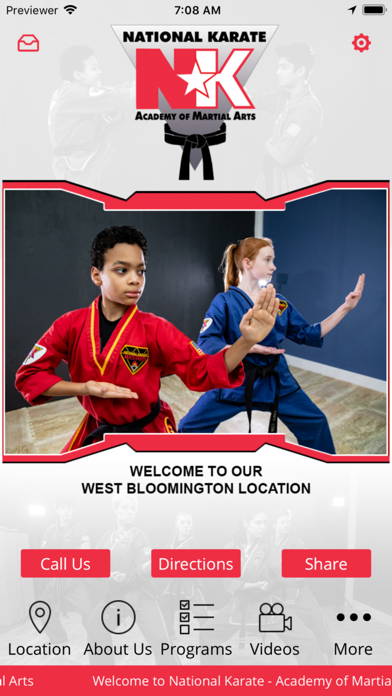 Screenshot #1 pour W. Bloomington National Karate