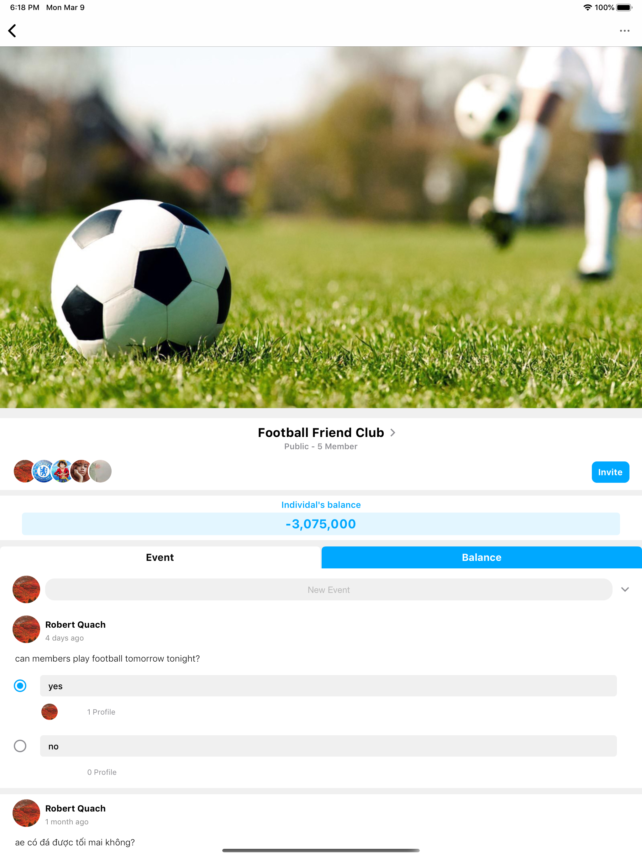 Sport Team Expenditure Control screenshot 12