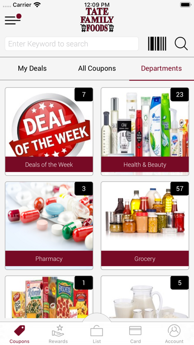 Tate Family Foods Screenshot