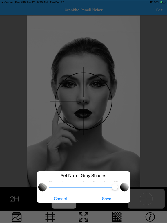 Graphite Pencil Picker iPad screenshot 7 - Education app