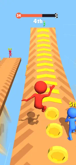Game screenshot Fall Race 3D apk