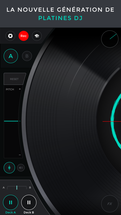 Screenshot #1 pour Mixfader dj app