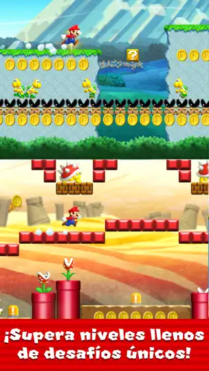 Captura de pantalla de Super Mario Run en iPhone 1