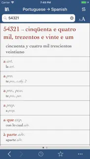 ultralingua spanish-portuguese iphone screenshot 3